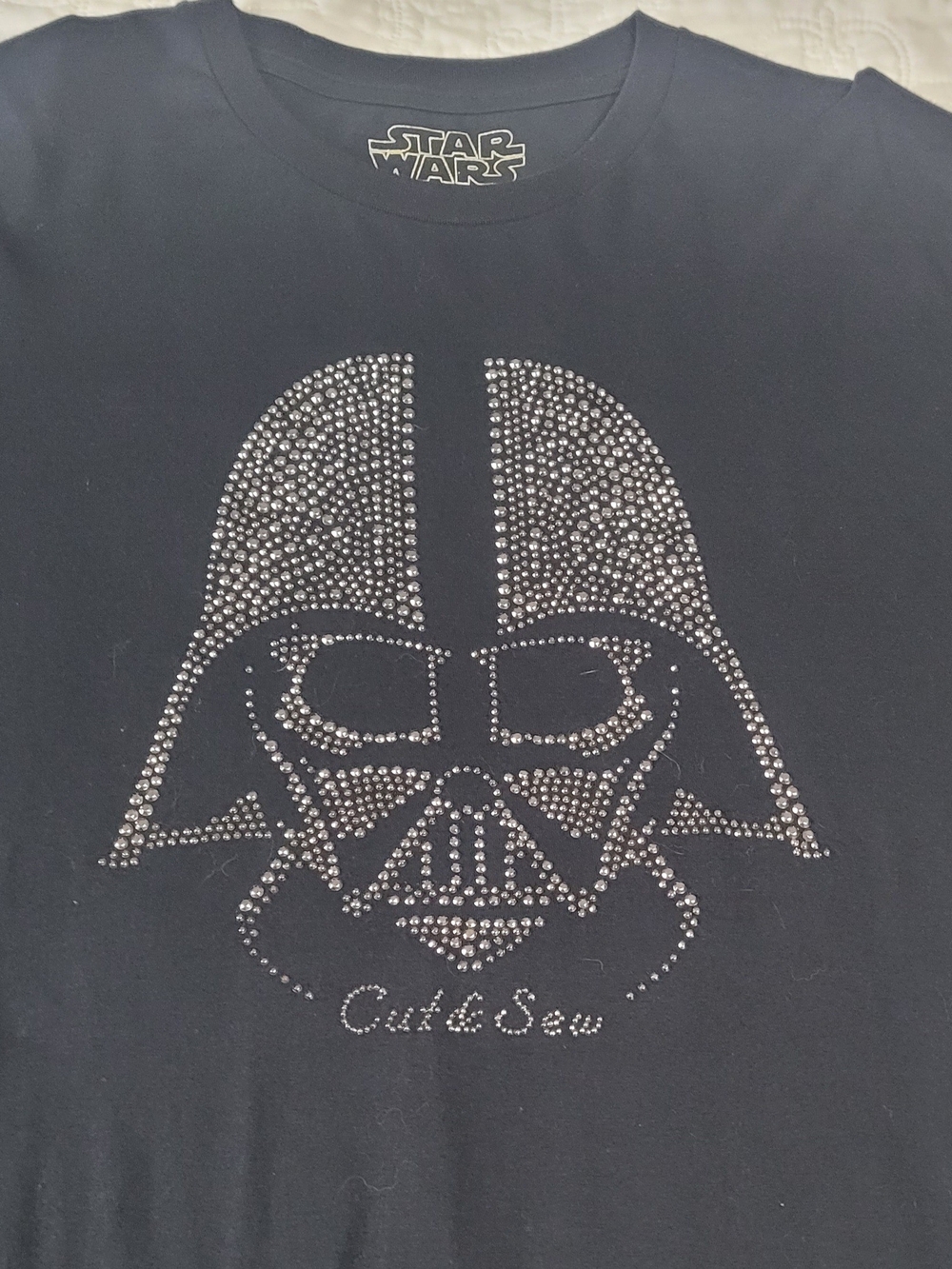 2007 Marc Ecko Cut & Sew x Star Wars Darth Vader Rhinestone T-Shirt NWT XL